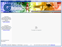 Tablet Screenshot of esco.be